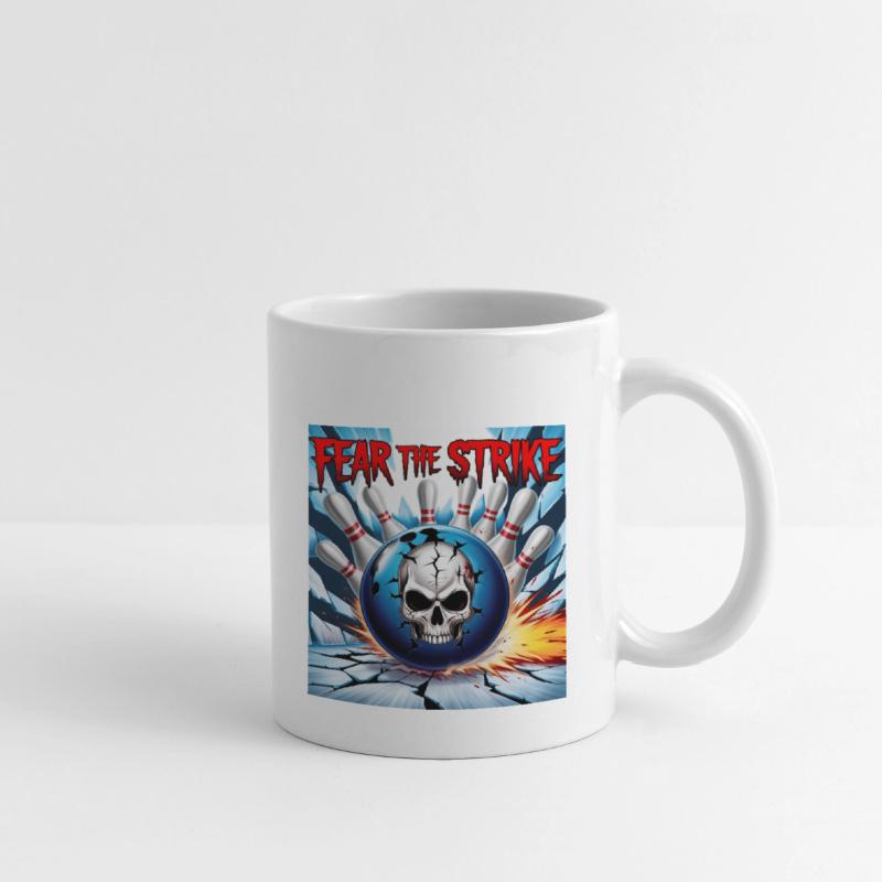 Fear The Strike - Skull Bowling Explosion Art