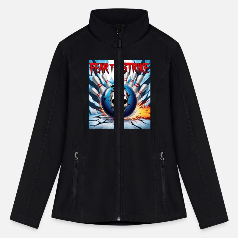 Fear The Strike - Skull Bowling Explosion Art