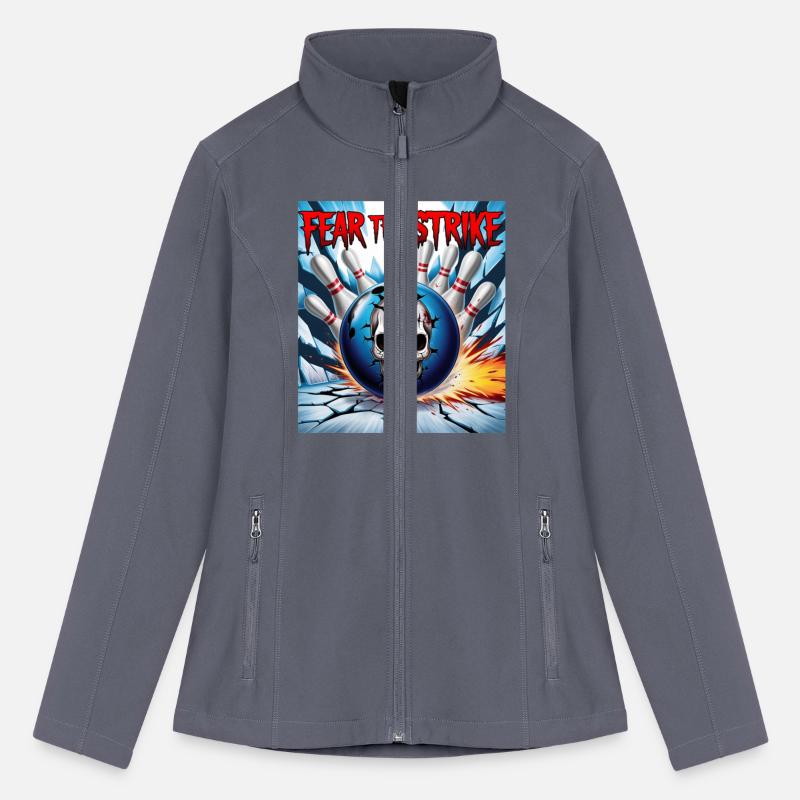 Fear The Strike - Skull Bowling Explosion Art