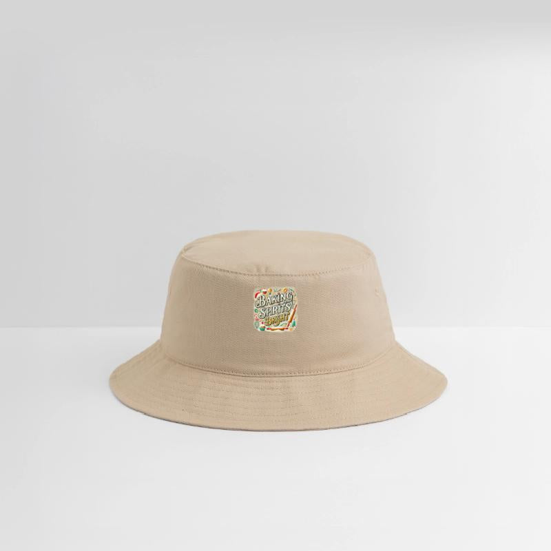 Festive Design with "Baking Spirits Bright" Phrase