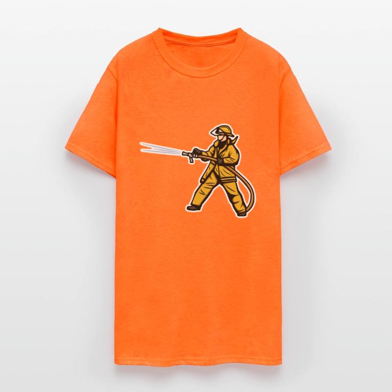 Firefighter Boy Drawing