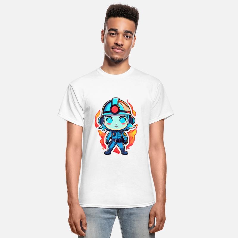 Firefighter Illustration