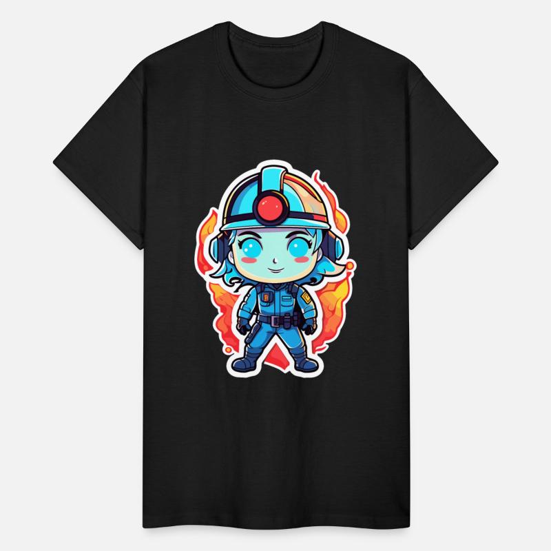 Firefighter Illustration