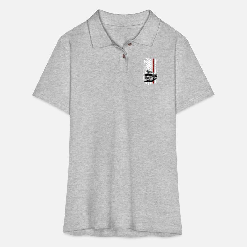 Fireman American Flag Firetruck Rescue Vehicle For