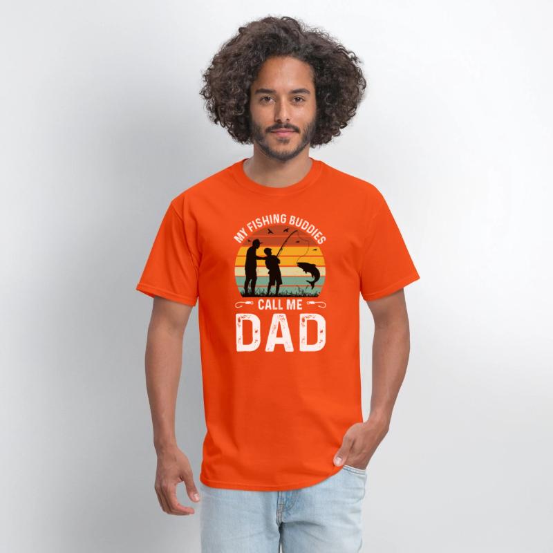 Fishing Buddies Call Me Dad, Funny Fathers Day Tee