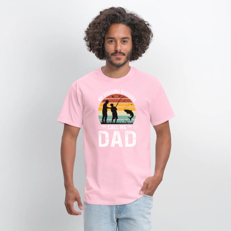 Fishing Buddies Call Me Dad, Funny Fathers Day Tee