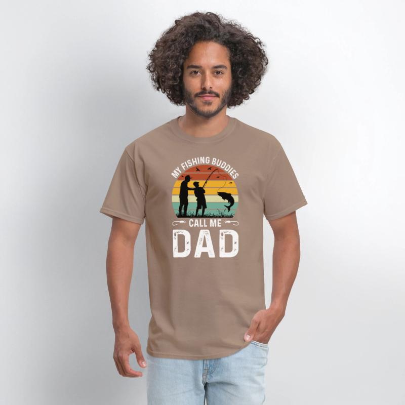 Fishing Buddies Call Me Dad, Funny Fathers Day Tee