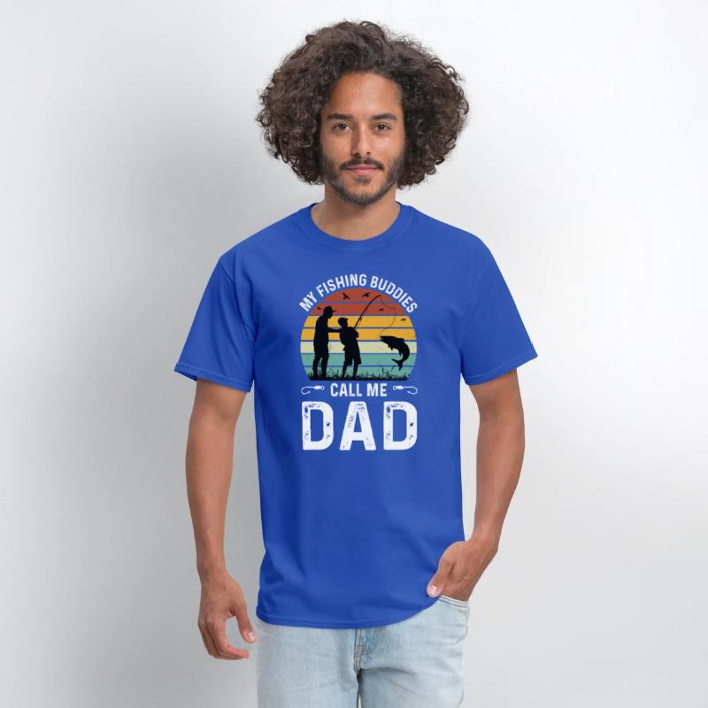 Fishing Buddies Call Me Dad, Funny Fathers Day Tee