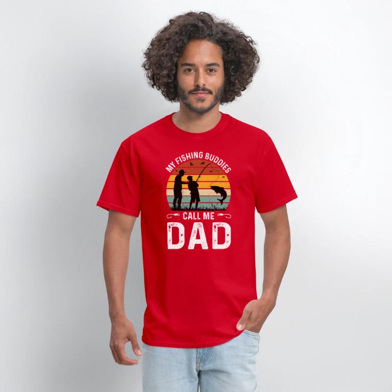 Fishing Buddies Call Me Dad, Funny Fathers Day Tee