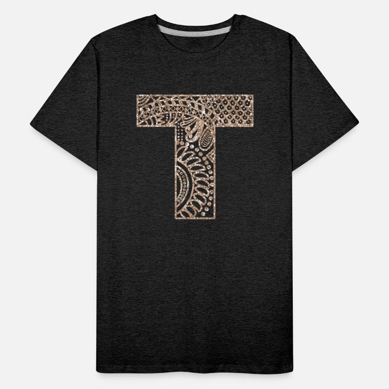 Floral Mandala Monogram T| Mandala Monogram T