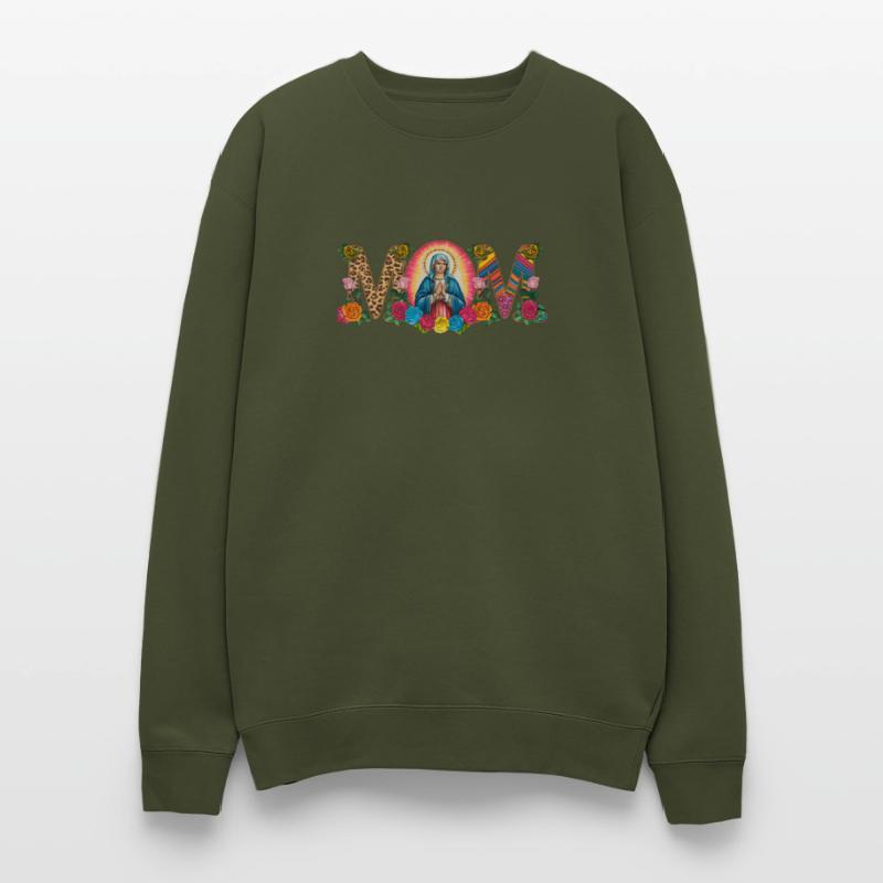 Floral Mom Mother Mary Leopard Rainbow