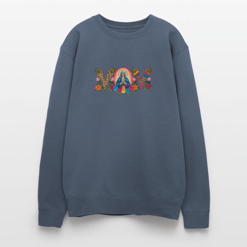 Floral Mom Mother Mary Leopard Rainbow