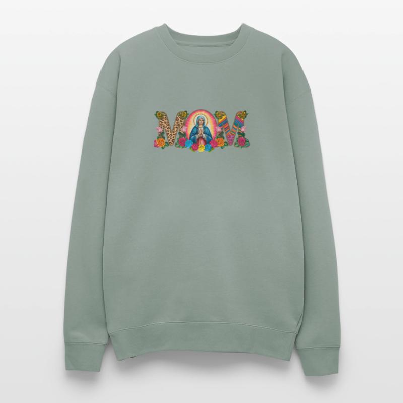 Floral Mom Mother Mary Leopard Rainbow