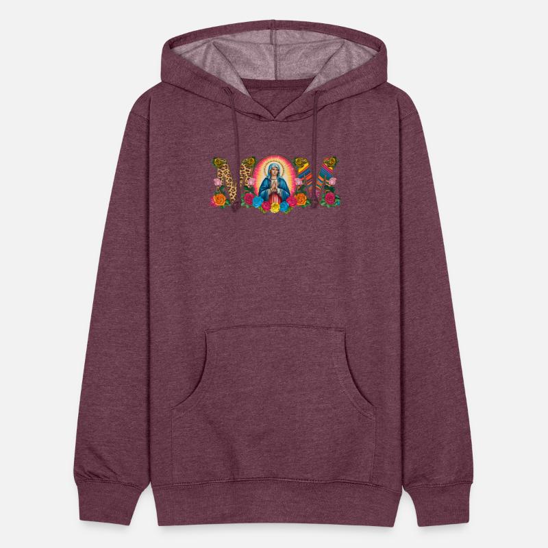 Floral Mom Mother Mary Leopard Rainbow