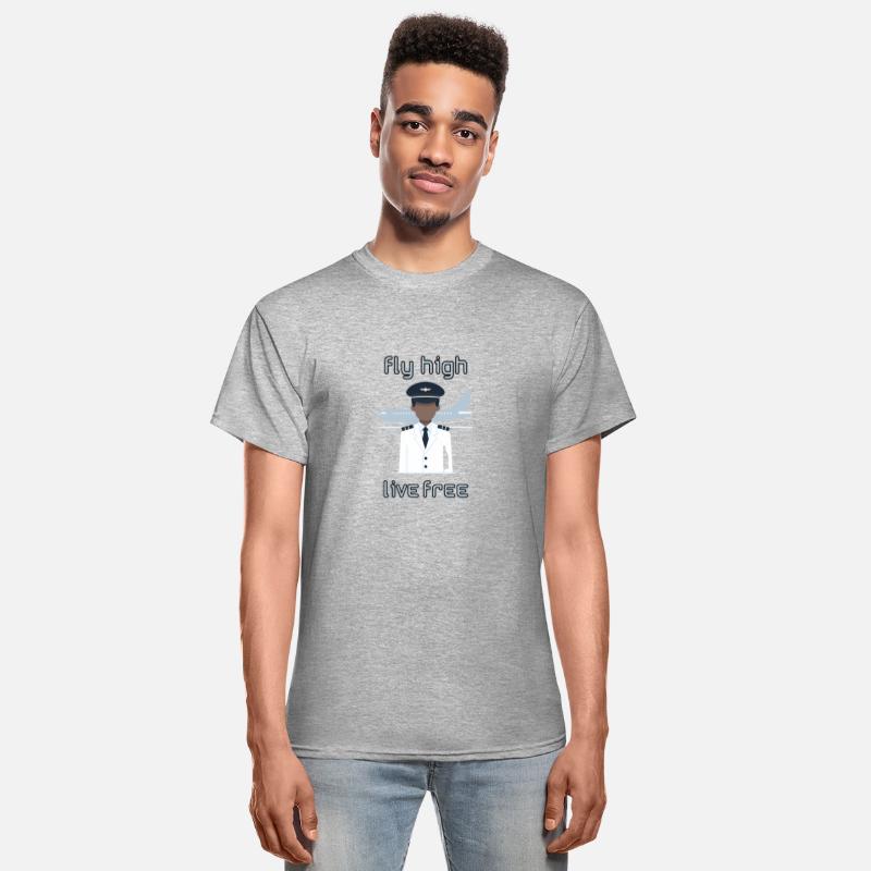 Fly High Live Free - Shirt for Pilots