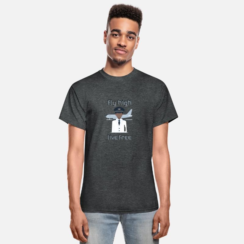 Fly High Live Free - Shirt for Pilots