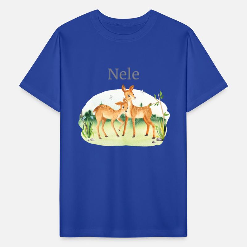 Forest Animal Deer Flowers Name Nele