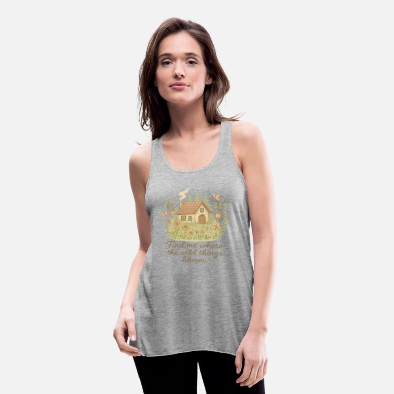 Forest Cottage Bloom – Boho Nature Tee