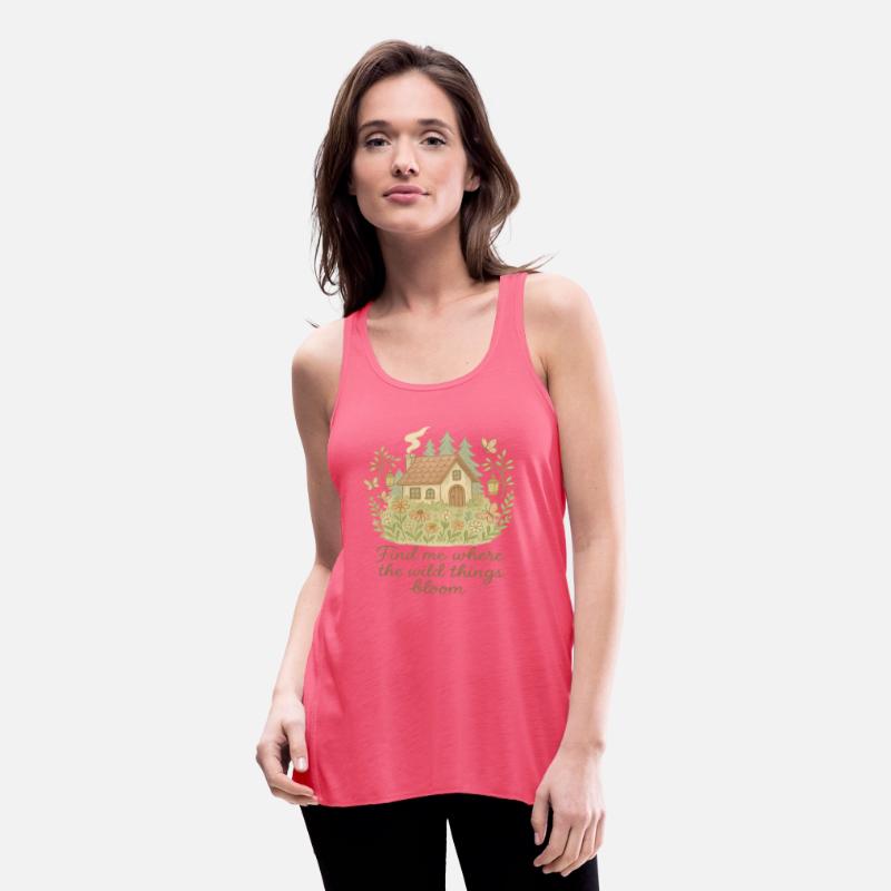 Forest Cottage Bloom – Boho Nature Tee