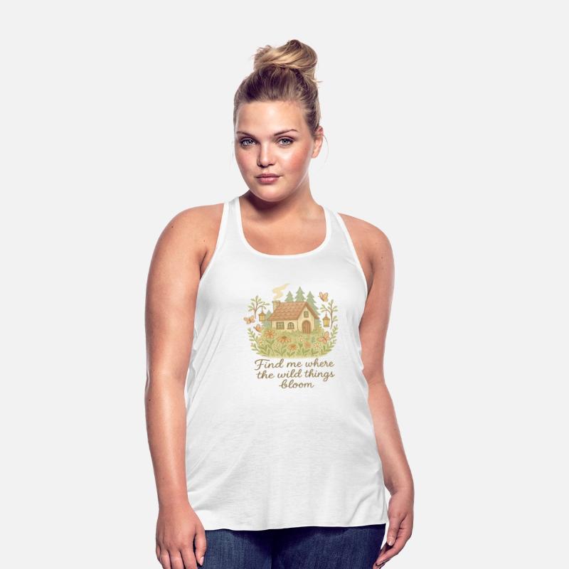 Forest Cottage Bloom – Boho Nature Tee