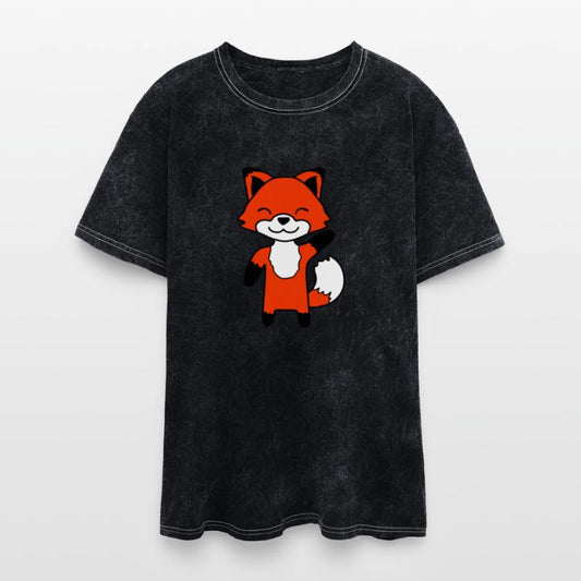 Fox Waving Friendly Hand Hello Greeting Sweet Cute