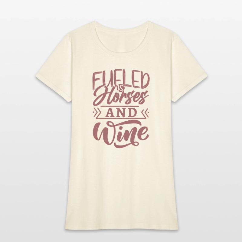 Fueled By Horses And Wine Horseback Riding Woman