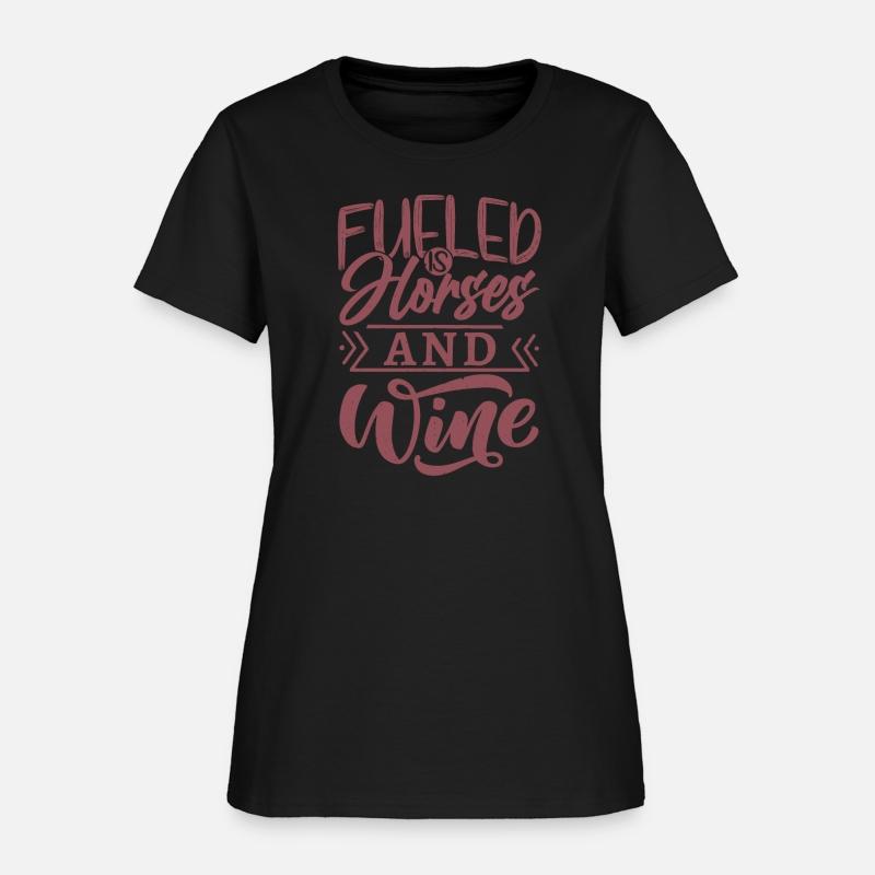 Fueled By Horses And Wine Horseback Riding Woman