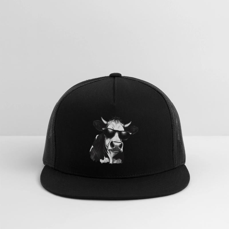 FUNKY COOL COW DAIRY COW MILK COW GANGSTER COW