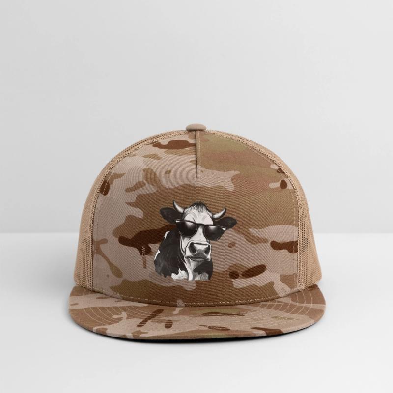 FUNKY COOL COW DAIRY COW MILK COW GANGSTER COW