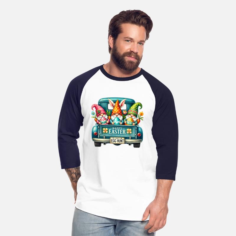 Funny Bunny Gnomes Happy Easter Egg Hunt