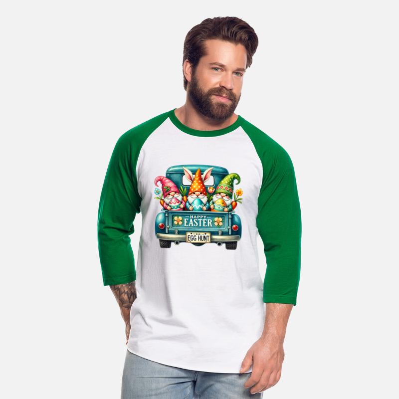 Funny Bunny Gnomes Happy Easter Egg Hunt