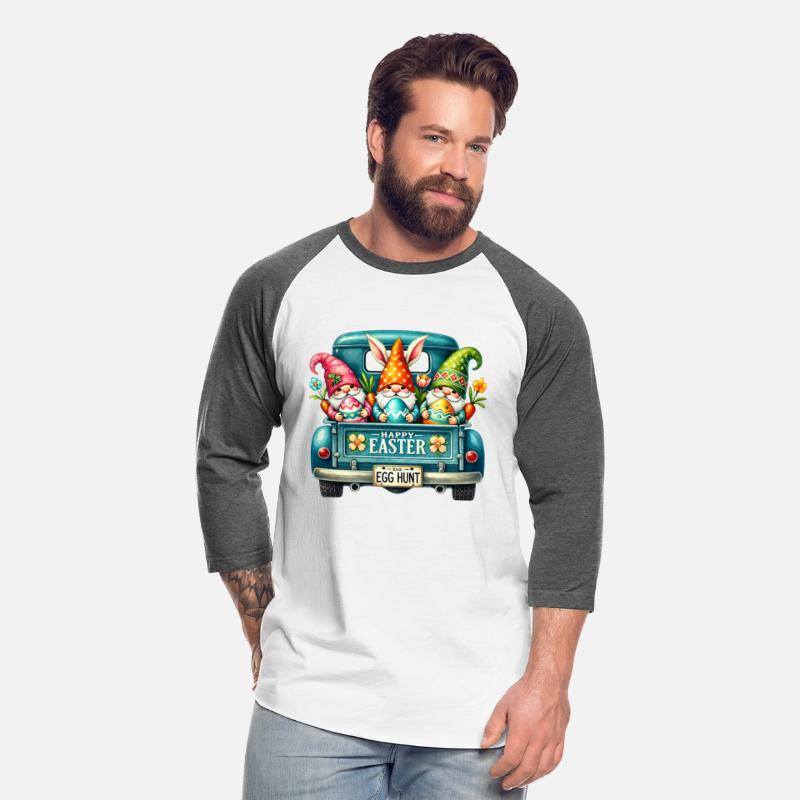 Funny Bunny Gnomes Happy Easter Egg Hunt