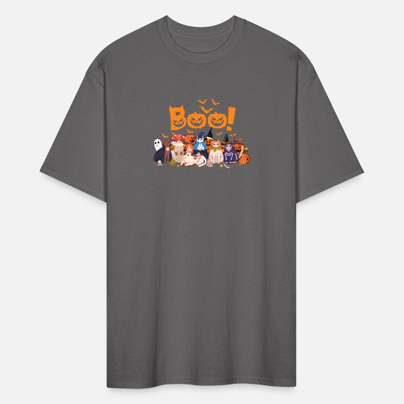 Funny Cat Halloween Trick Or Treat Boo Ghost Pumpk