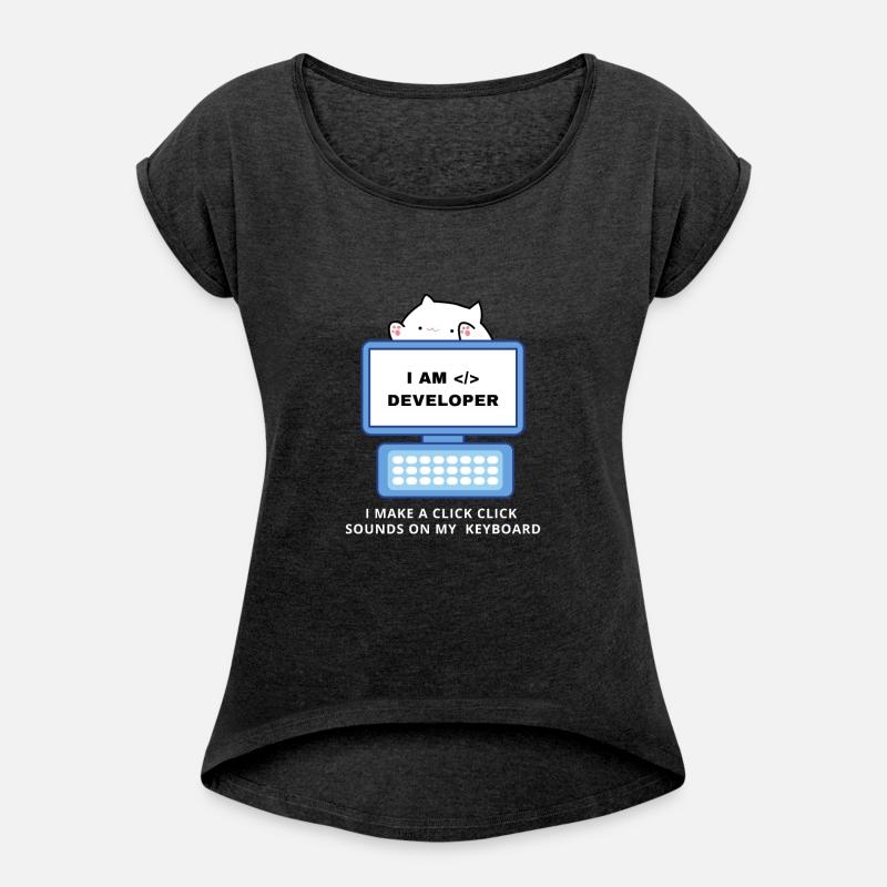 funny cat i make click click sounds graphic