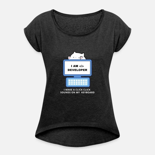 funny cat i make click click sounds graphic