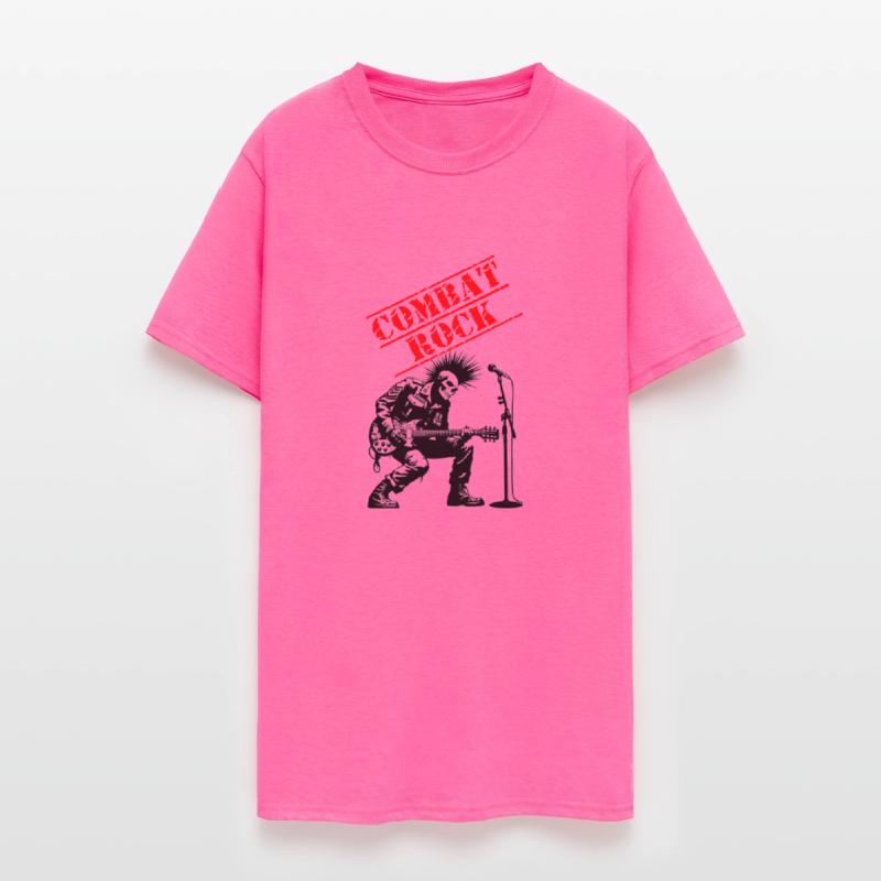 Funny combat rock punk soldier t shirt