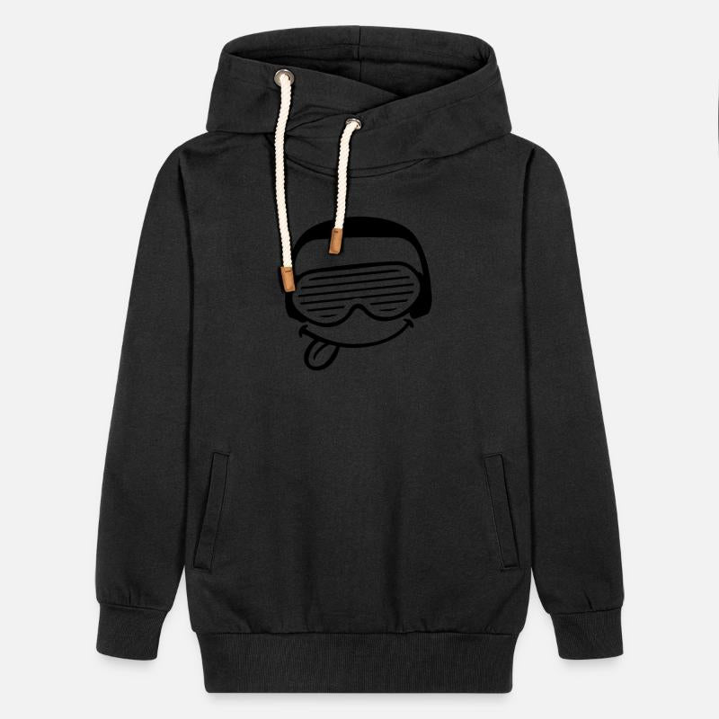 Funny DJ Face Sticks Out Tongue Party Music Club