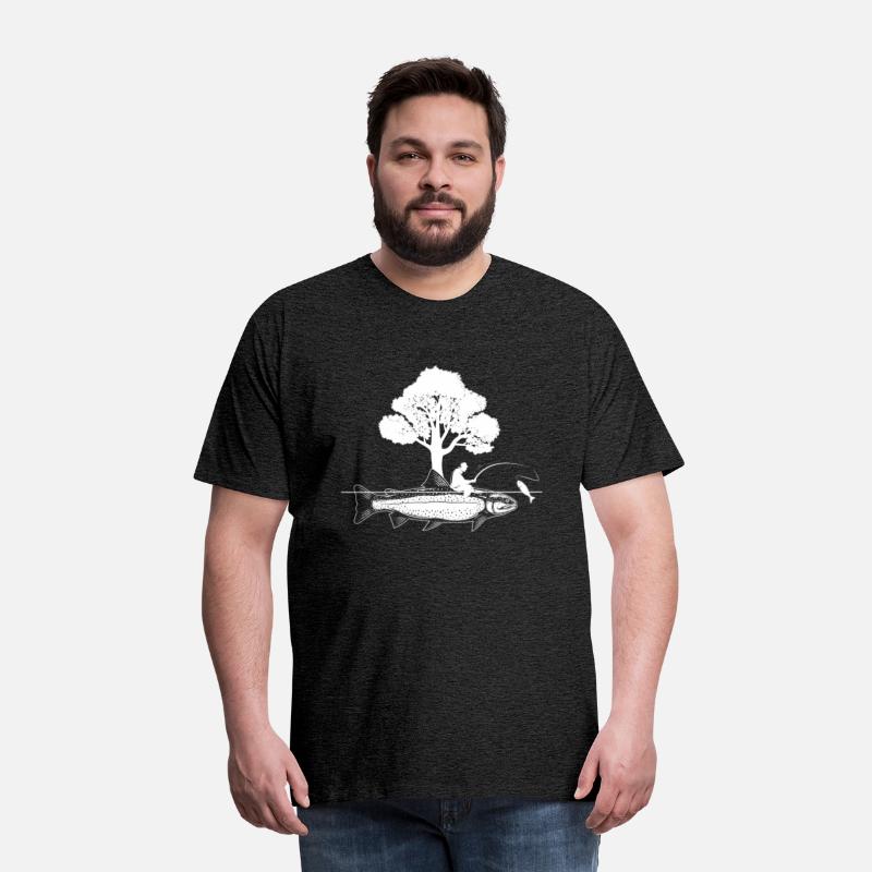 Funny fisherman and angler design