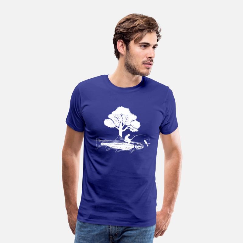 Funny fisherman and angler design