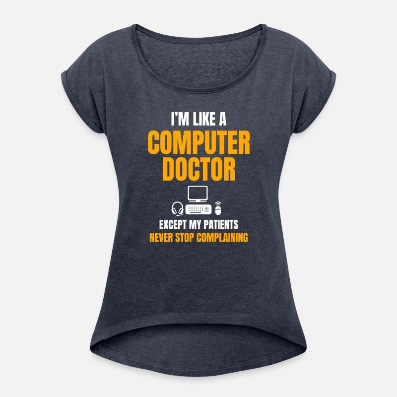 Funny IT Support Quote Computer Doctor