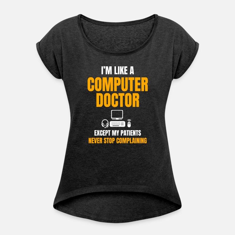 Funny IT Support Quote Computer Doctor