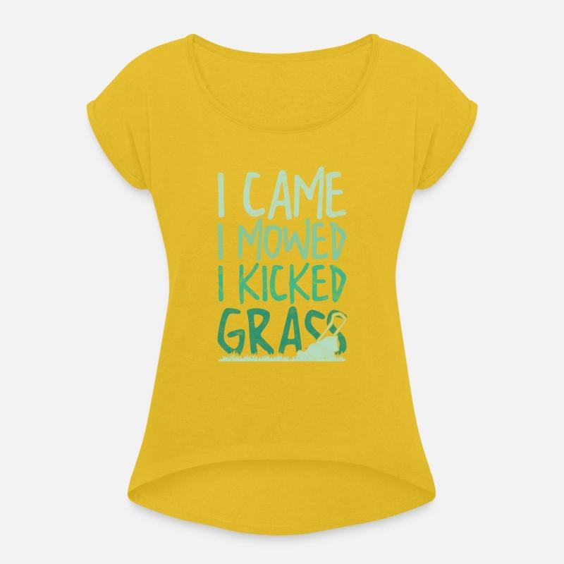 Funny Lawn Mowing I Came I Mowed I Kicked Grass