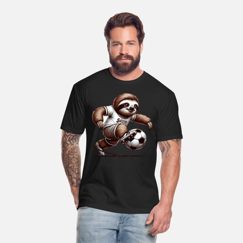 Funny Sloth Playing Soccer for Soccer Player