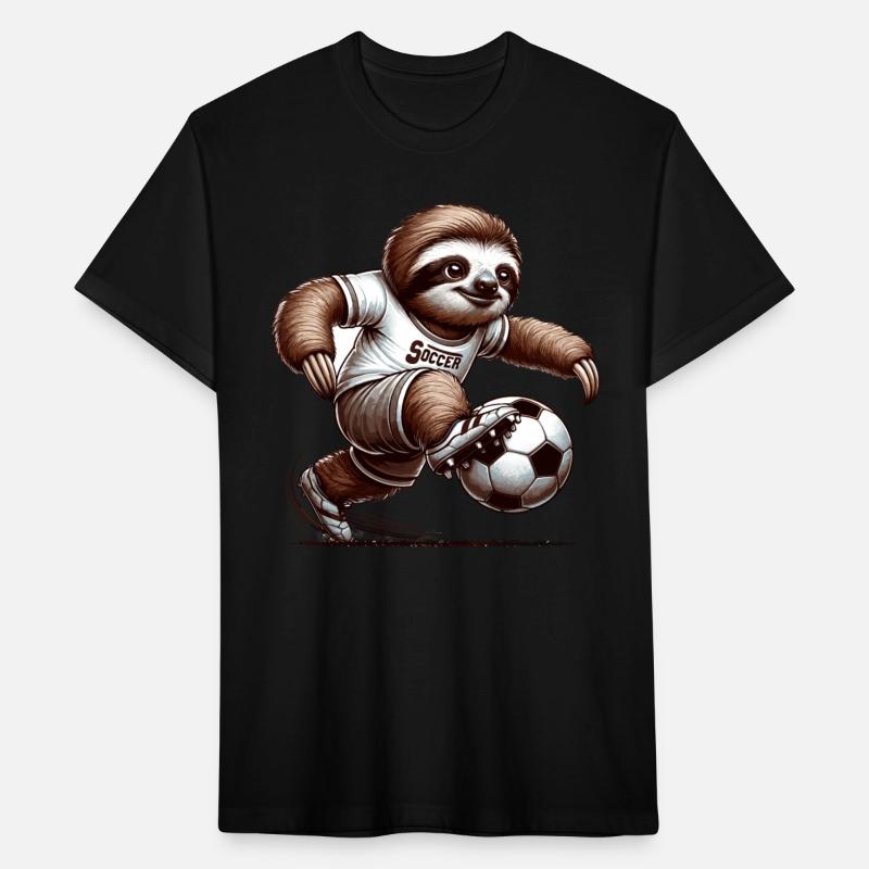 Funny Sloth Playing Soccer for Soccer Player