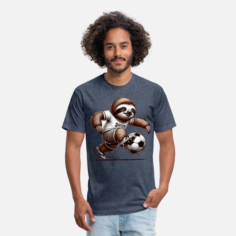 Funny Sloth Playing Soccer for Soccer Player