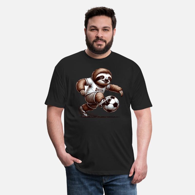 Funny Sloth Playing Soccer for Soccer Player