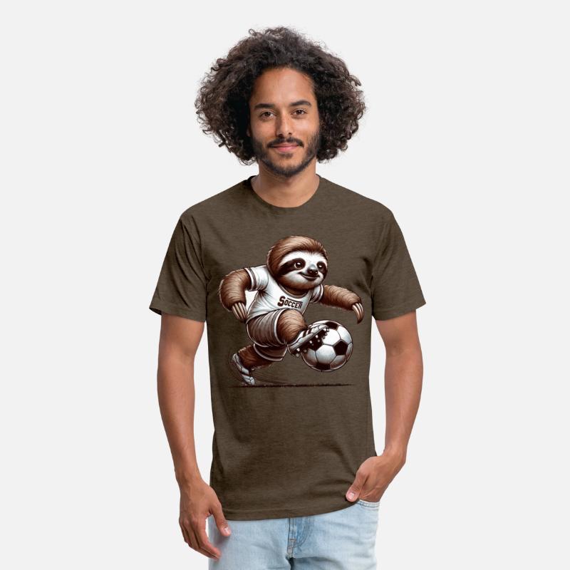 Funny Sloth Playing Soccer for Soccer Player
