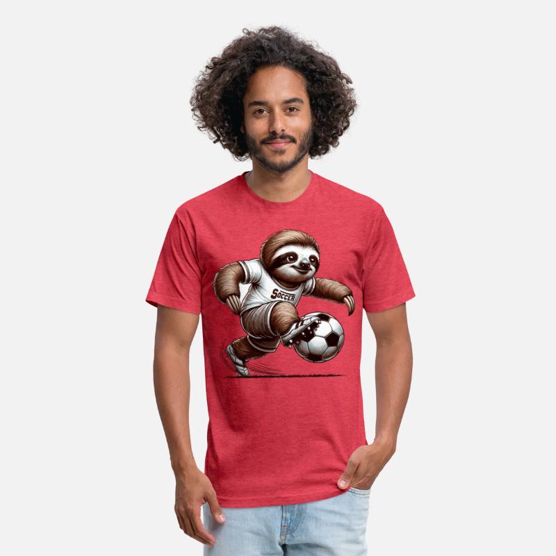 Funny Sloth Playing Soccer for Soccer Player