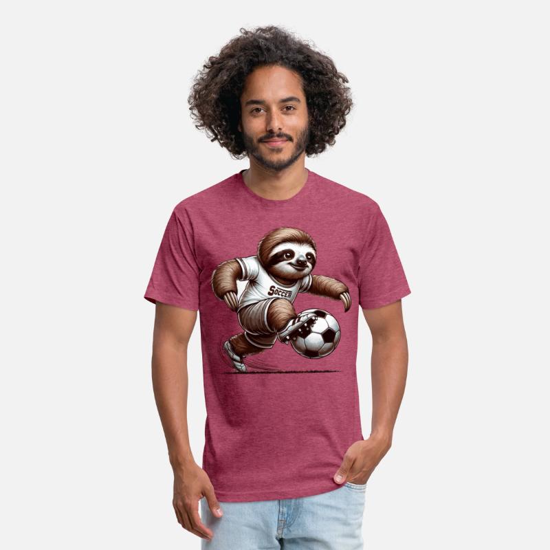 Funny Sloth Playing Soccer for Soccer Player