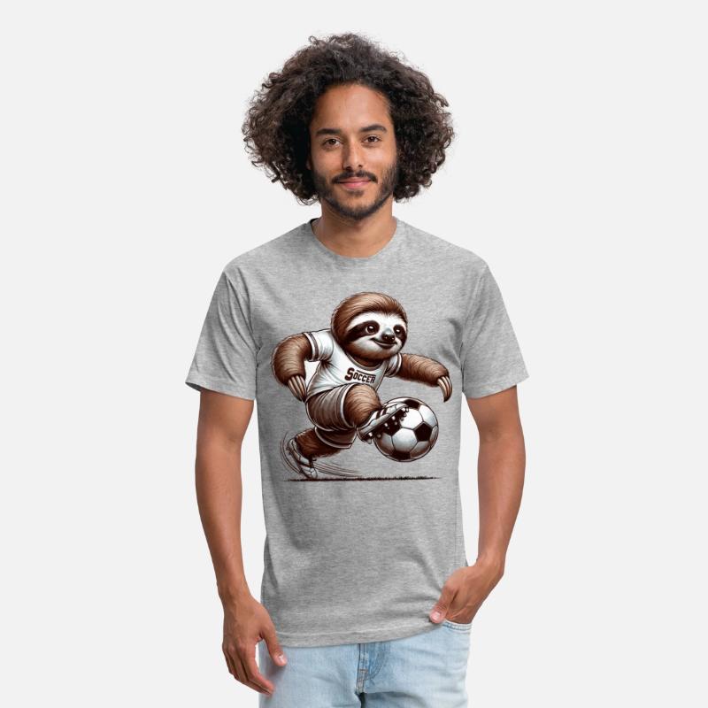 Funny Sloth Playing Soccer for Soccer Player